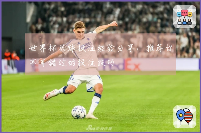 世界杯买球投注经验分享，推荐你不可错过的投注技巧