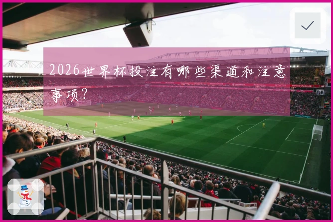 2026世界杯投注有哪些渠道和注意事项？